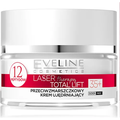 Eveline Cosmetics Laser Therapy Total Lift, Przeciwzmarszczkowy krem ujędrniający na dzień i na noc 35+ - 2