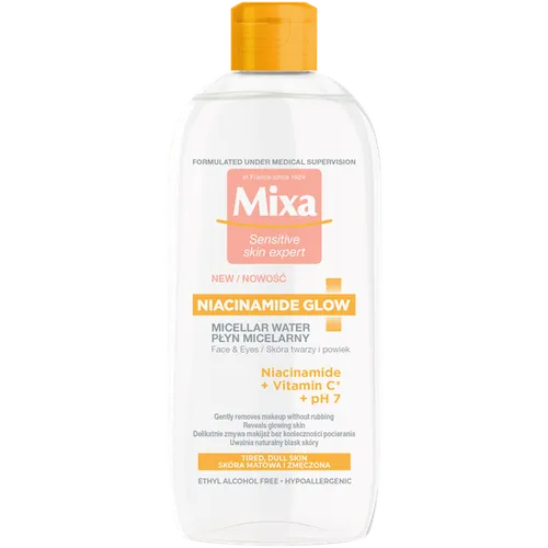 Mixa Niacinamide Glow, Micellar Water (Płyn micelarny do twarzy)