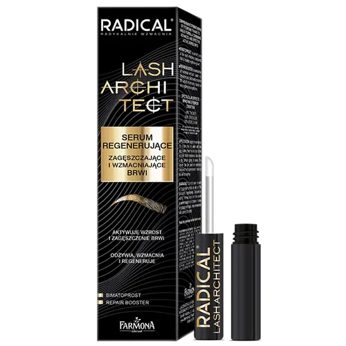 Radical Lash Architect, Serum regenerujące, zagęszczające i wzmacniające brwi