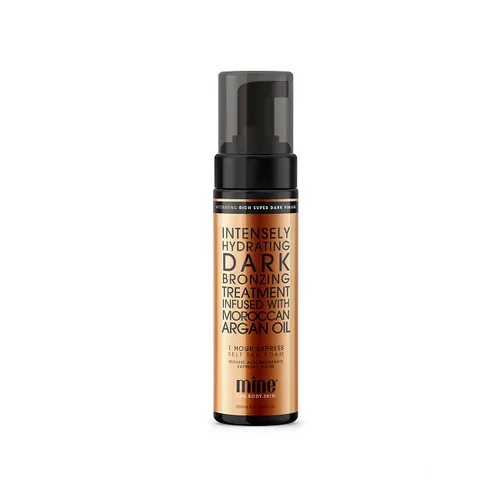 MineTan Intensely Hydrating Dark Bronzing Treatment Infused with Moroccan Argan Oil Self Tan Foam (Pianka samoopalająca z olejem arganowym)