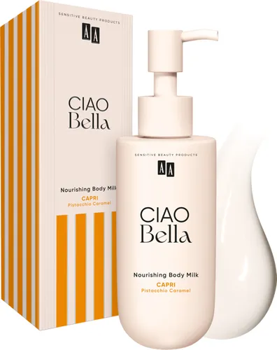AA Ciao Bella, Capri Pistacchio Caramel, Nourishing Body Milk (Odżywcze mleczko do ciała)