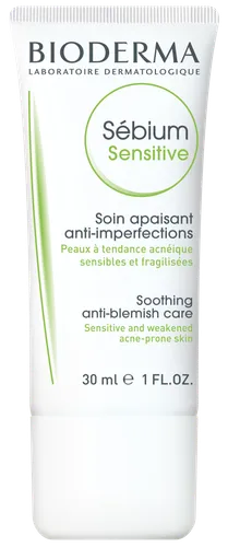 Bioderma Sebium Sensitive (Łagodzący krem do skóry trądzikowej) - 2