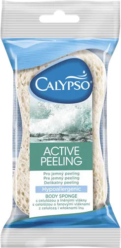 Calypso Active Peeling, Hypoallergenic Body Sponge (Delikatna gąbka do peelingu)