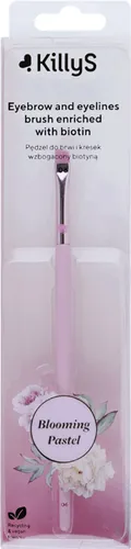 KillyS Blooming Pastel, Eyebrow and Eyelines Brush Enriched with Biotin 06 (Pędzel do brwi i kresek skośny  wzbogacony biotyną)