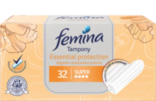 Femina Essential Protection Super, tampony - 1