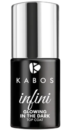 Kabos Cosmetics Infini Top Coat Glowing In The Dark (Top hybrydowy świecący w ciemności)
