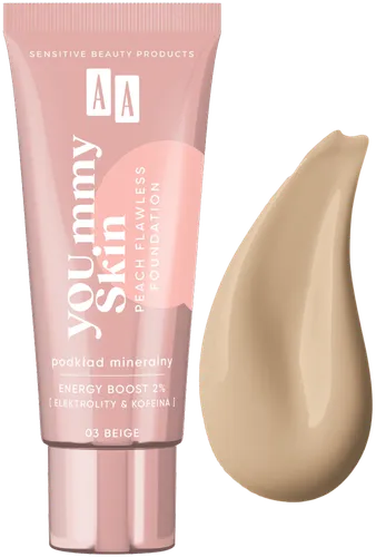 AA YOU.mmy Skin, Peach Flawless Foundation (Podkład mineralny) - 3