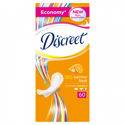 Discreet Deo Summer Fresh Breathable Multiform, Zapachowe wkładki higieniczne