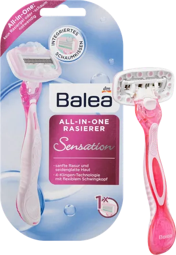 Balea All-in-One Sensation 4-Klingen Rasierer  (Maszynka do golenia 4 ostrza)