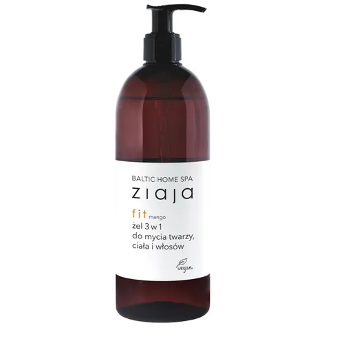 Ziaja Baltic Home SPA Fit, Żel 3 w 1 do mycia twarzy, ciała i włosów `Mango`