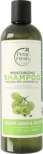 Petal Fresh Pure Grape Seed & Olive Oil, Moisturizing Shampoo (Pestki winogron i oliwki, nawilżający szampon do włosów)