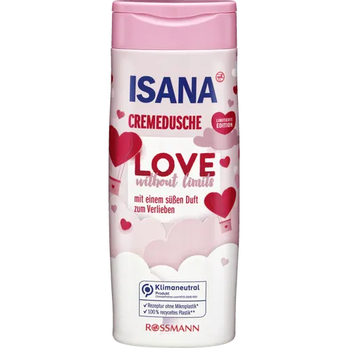 Isana Love without Limits Cremedusche (Kremowy żel pod prysznic)