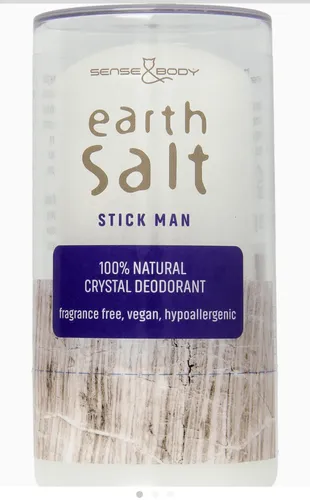 Sense & Body Earth Salt, Hipoalergiczny dezodorant w sztyfcie dla mężczyzn