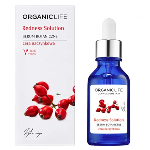 Organic Life Redness Solution, Serum botaniczne do cery naczynkowej