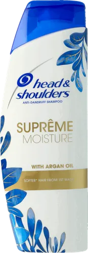 Head & Shoulders Supreme Moisture, Shampoo with Argan Oil (Nawilżający szampon przeciwłupieżowy z olejkiem arganowym)