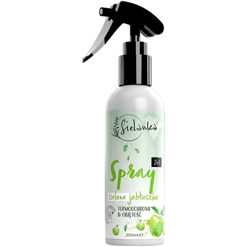 Sielanka Zielone Jabłuszko, Spray 2w1 `Termoochrona i objętość`