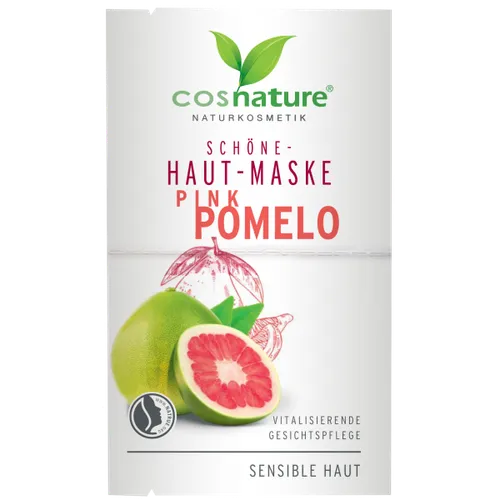 Cosnature Pink Pomelo, Schone-Haut Maske (Naturalna upiększająca maska do twarzy z różowym pomelo)