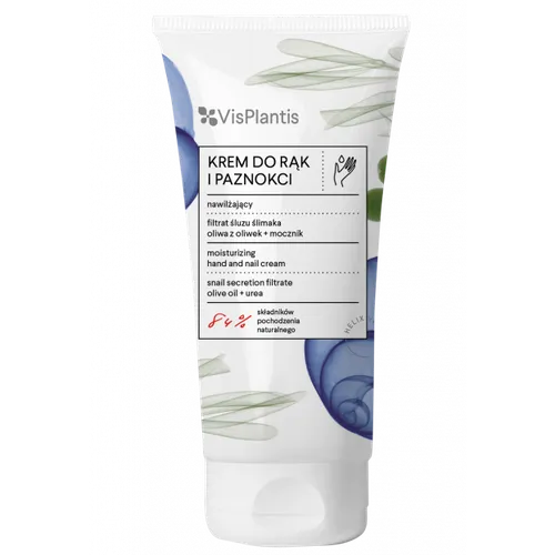 Vis Plantis Helix Hand Care, Nawilżający krem do rąk i paznokci `Filtrat śluzu ślimaka, oliwa z oliwek, mocznik` - 1