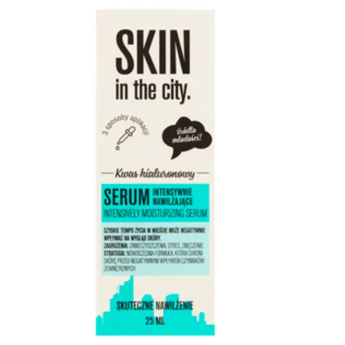 Skin in the City Intensively Moisturizing Serum (Serum intensywnie nawilżające do twarzy `Kwas hialuronowy`)