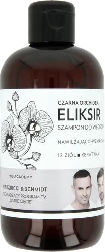 WS Wierzbicki & Szmidt Academy Eliksir myjący, Czarna Orchidea, Szampon nawilżająco - wzmacniający