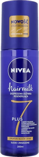 Nivea Hairmilk, Ekspresowa regenerująca odżywka do włosów o strukturze grubej