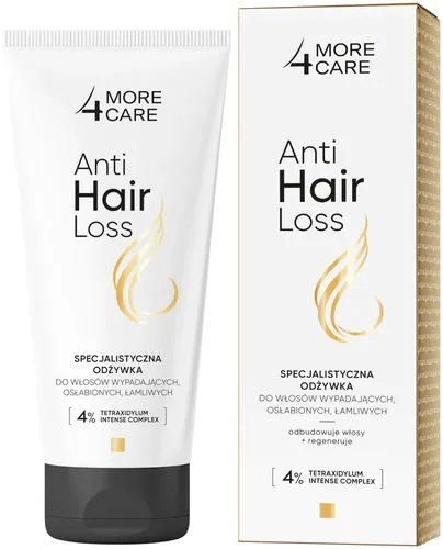 More4Care Anti Hair Loss, Specjalistyczna odżywka do włosów wypadających, osłabionych, łamliwych