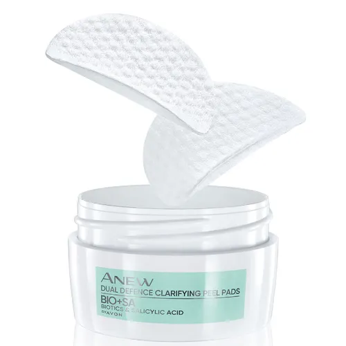 Avon Anew, Dual Defence Clarifyng Peel Pads Bio + Sa (Płatki peelingujące z biotykami i kwasem salicylowym) - 2