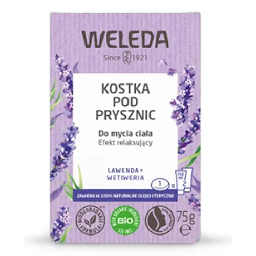 Weleda Kostka pod prysznic `Lawenda + wetiweria`