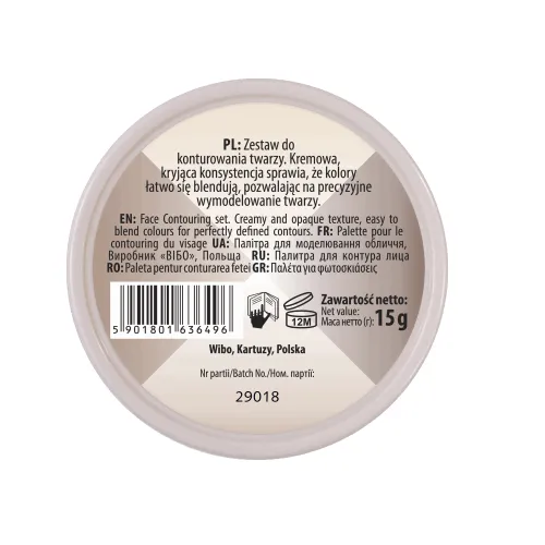 Wibo Contour Cream Set (Zestaw do konturowania twarzy) - 2