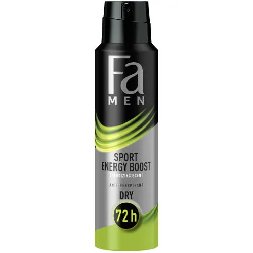 Fa Men Xtreme Sport Energy Boost, Anti-Perspirant Spray 72h (Dezodorant w sprayu dla mężczyzn) - 1