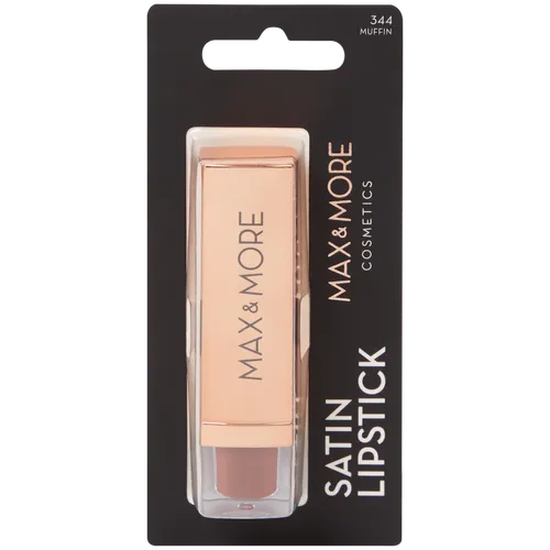 Max & More Satin Lipstick (Satynowa pomadka) - 3
