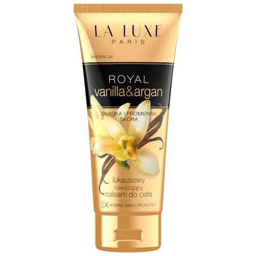 La Luxe Paris Royal Vanilla & Argan, Luksusowy nawilżający balsam do ciała