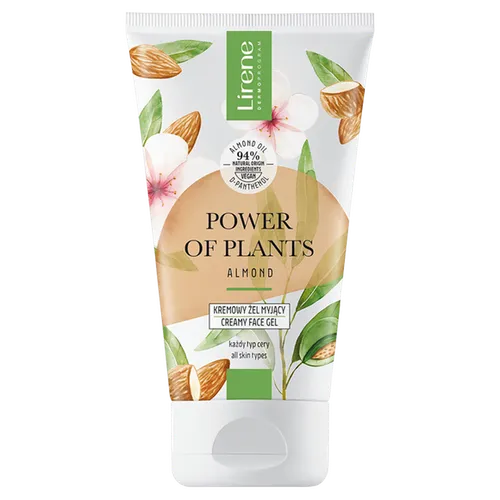 Lirene Dermoprogram Power of Plants, Kremowy żel myjący `Almond`