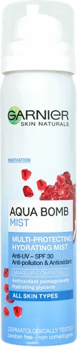 Garnier Aqua Bomb Mist (Nawilżająca mgiełka ochronna do twarzy)