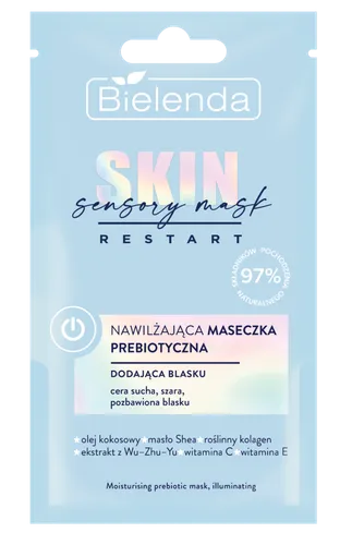 Bielenda Skin Sensory Mask Restart, Nawilżająca maseczka prebiotyczna