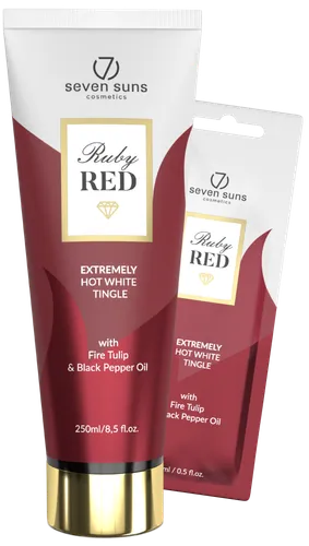 7Suns Cosmetics Ruby Red Extremely Hot Tingle (Balsam do opalania w solarium) - 1