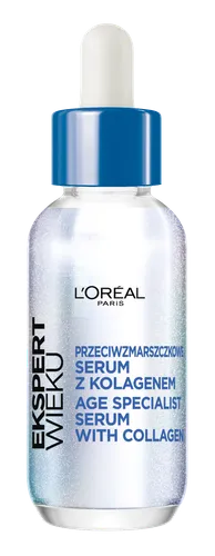 L'Oreal Paris Age Specialist, Serum With Collagen (Ekspert Wieku, Przeciwzmarszczkowe serum do twarzy z kolagenem) - 1
