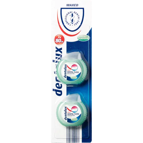 Dentalux Dental Floss with Fluoride, Waxed (Nić dentystyczna z fluorem woskowana) - 1