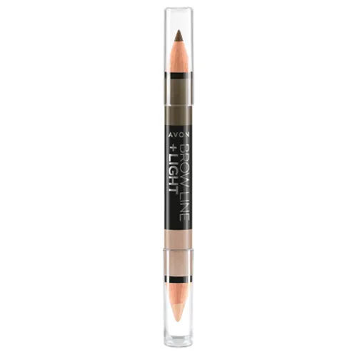 Avon Brow Line + Light Pencil (2 w 1 kredka do brwi i rozświetlacz)