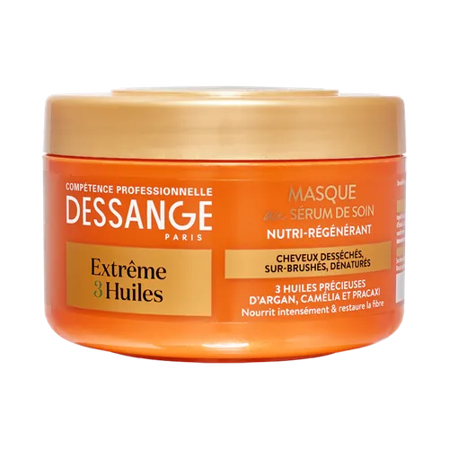 Dessange Professional Hair Luxury, Extreme 3 Huiles, Maska rewitalizująco-wygładzająca do włosów bardzo suchych i uwrażliwionych - 1