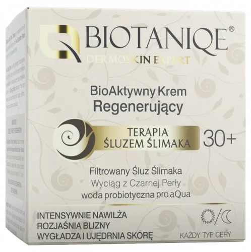 Biotaniqe Terapia Śluzem Ślimaka, BioAktywny krem regenerujący 30+ - 1