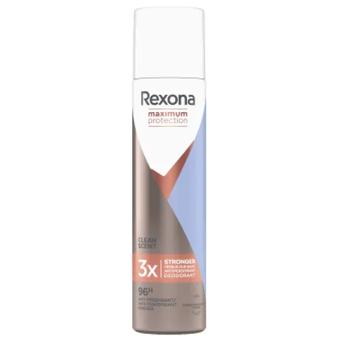 Rexona Maximum Protection, Clean Scent Antiperspirant 96h (Antyperspirant dla kobiet w aerozolu)