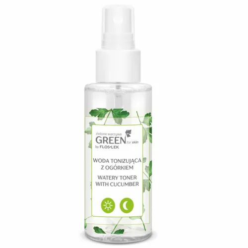 Floslek Green For Skin, Woda tonizująca z ogórkiem