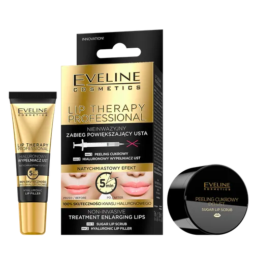 Eveline Cosmetics Lip Therapy Professional, Nieinwazyjny zabieg powiększający usta