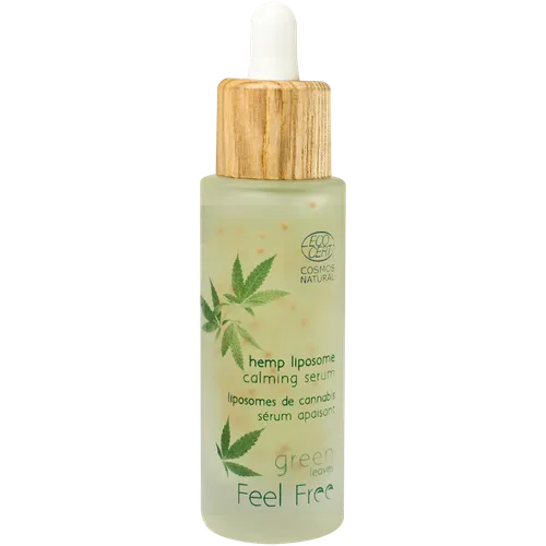 Feel Free Green Leaves, Hemp Liposome Calming Serum (Łagodzące serum do twarzy)
