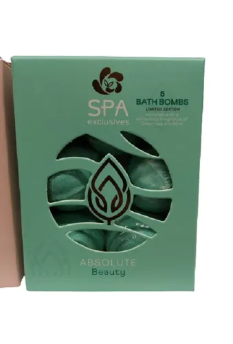 Action SPA Exclusives, Absolute Beauty Green Tea & Mint Bath Bombs (Kule do kąpieli)