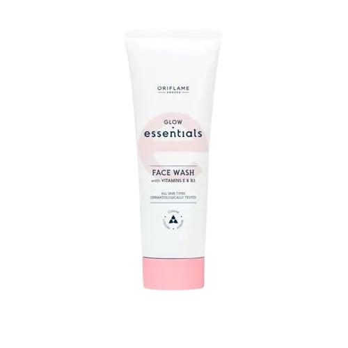 Oriflame Glow Essentials Face Wash (Rozświetlający żel do mycia twarzy z witaminą E i B3)