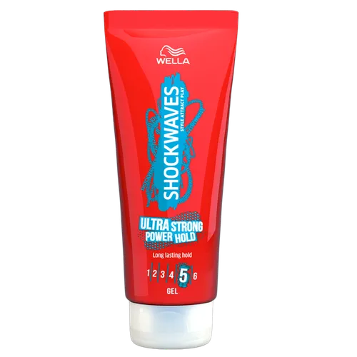 Wella Shockwaves, Ultra Strong Power Hold Gel (Żel do stylizacji włosów)