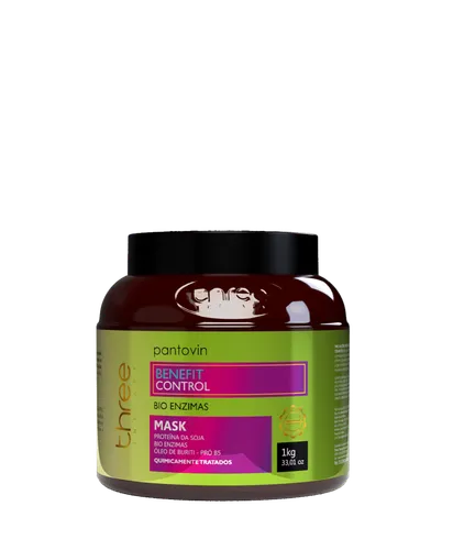 Three Therapy Benefit Control, Bio Enzimas Mask (Regenerująca maska do włosów)