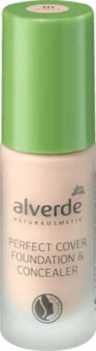 Alverde Perfect Cover Foundation & Concealer (Podkład kryjący) - 1